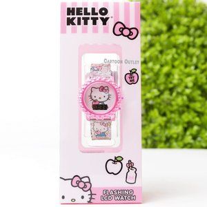 Sanrio Hello Kitty Wristwatch Digital Watch Girls Birthday Gift Lights Authentic